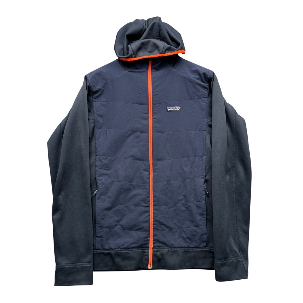 Patagonia Nano-Air Light‎ Hybrid Hoody Mens Small Navy Blue Full Zip Outdoor